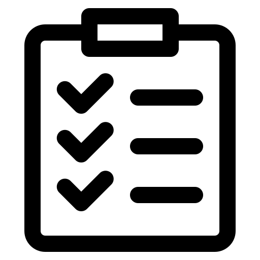 Icon showing a car and a sign with a large P on it